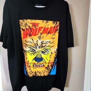 The WOLF MAN. Universal Monsters Official TeeShirt. NEW. LARGE